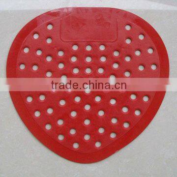 Disposable mat urinal screen classic red color