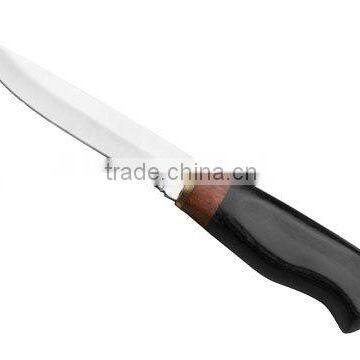 wooden handle fishing knife