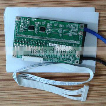 16s 48v 20A BMS PCM for lifepo4 battery packs peak current normal 150% Circuit protection board