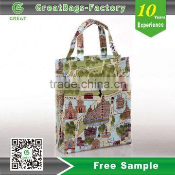 Custom PVC Shopping Bags Wholesale