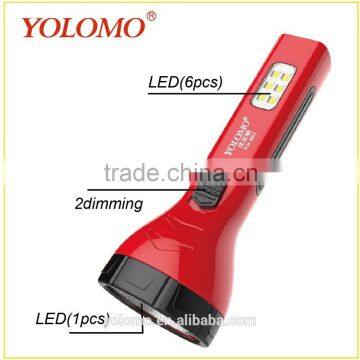 long lighting rechargeable led torch