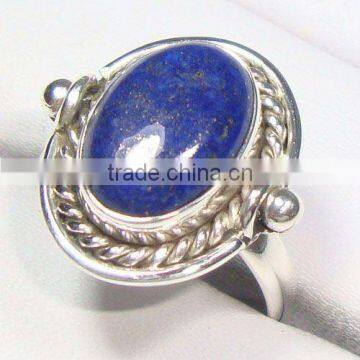 Natural gemstone 925 sterling silver lapis jewellery