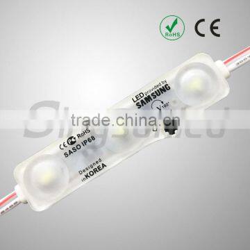 IP68 1.2w samsung led module 5630 12V warranty of 5 years with CE,RoHS