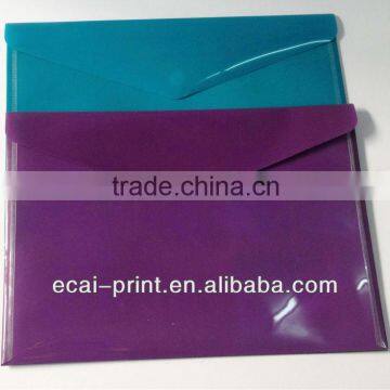 PP plastic file packet printing /Plastic environmental protection printing