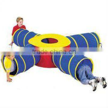 Children outdoor play tunnel