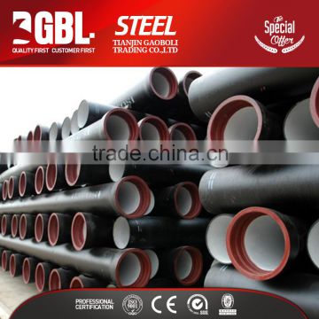 china supplier heavy wall seamless iso2531 c25 c30 c40 ductile iron DN500mm diameter pipe