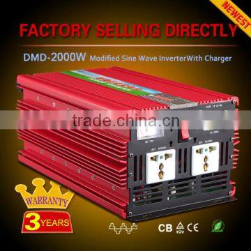 Modified sine wave single phase off grid 1000w 2000w power inverter 12v 24v 48v to 220v dc ac