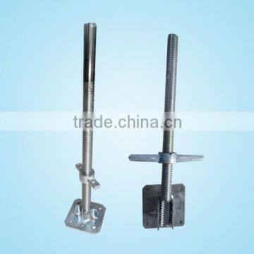 Scaffold Leveling Jack with Swivel Base Plate