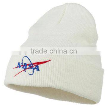 3d embroidery polyester running beanie skull cap wholesale