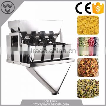 2016 News 4 Heads Linear Weigher 100g,200g,500g ,1000g granule packing machine