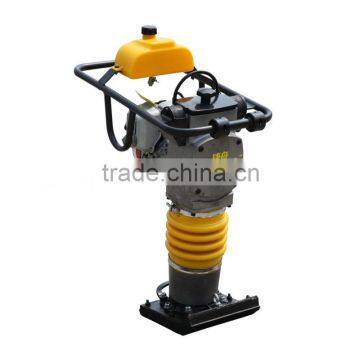 Air-cool,4-cycle Honda engine tamping rammer with 75kg low-barycenter and best spare parts