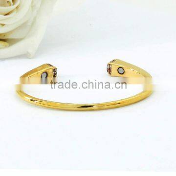 Fashion Zircon Stainless Steel Bangle for Girls photo-3