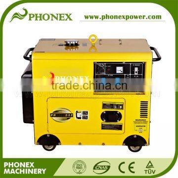 China Factory Price 7KVA Electric Satrt Super Silent Diesel Generator With Battery