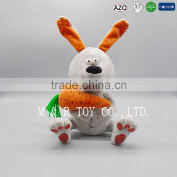 Manufacture Birthday Gifts Rabbit with Carrot Plush Animal Toy