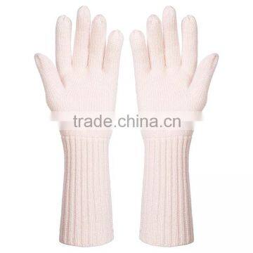 Fancy Women Winter Pure Cashmere Knit Hand Gloves, Well-Designed Warm Winter Knit Gloves photo-2