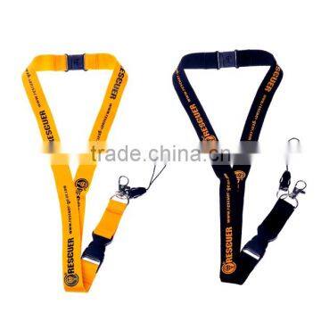 Single custom lanyard neck polyester lanyard