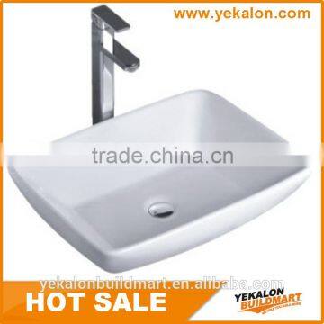 BA-R156 Yekalon new style ceramic square art basin hand wash