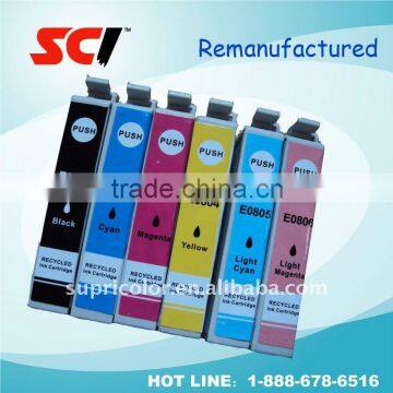 Remanufactured ink cartridges for T0801-T0806