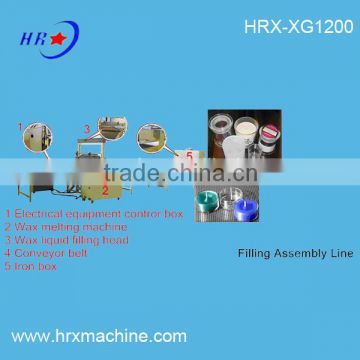 HRX-XG1200 Automatic Filling Assembly Line for Candles in cup on sales