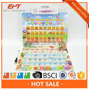 Kids intelligent laptop computer learning machine drawing board toy