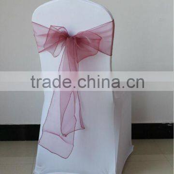 Organza sashes for wedding decoration chair cover organza sashes