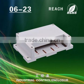 Plastic din rail plc enclosure