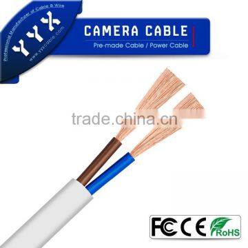 YYX power cable 2*0.3square black and white cable pvc