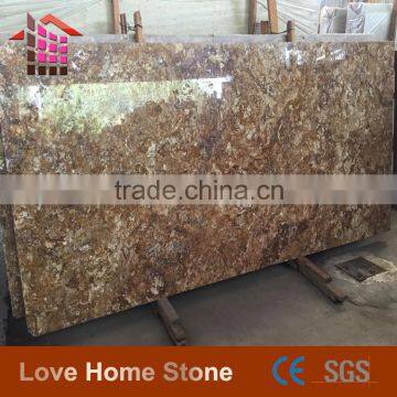 Italian Gold Marble Van Gogh Golden Travertine for Floor photo-3