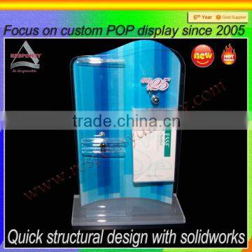 good quality POP acrylic PMMA counter display rack manufactured by China factory