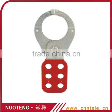 1'' 1.5'' 25mm 38mm 6 hole red padlock hasp lock