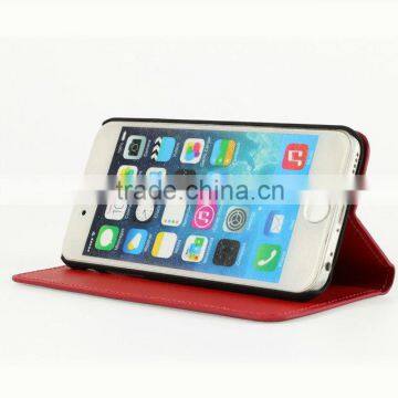Leather Wallet Cover Case for Apple Iphone 6s/6s Plus