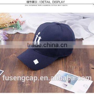 6 Panel Cotton Flat Embroiderd Baseball Cap photo-5