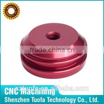 Red anodizing aluminum turning motorcycle metal parts