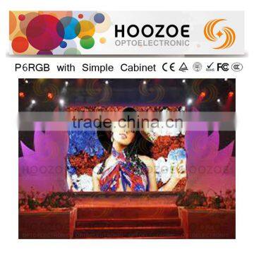 Hoozoe SImple Series- P6 RGB SMD LED Stage Display Screen
