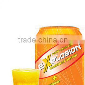 Explosion Energy Drink 250ml short alu can, the best energy drink from Vietnam