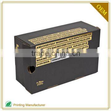 Folding Shoe Paper Box Label Template Corrugated Paper Custom Logo photo-5