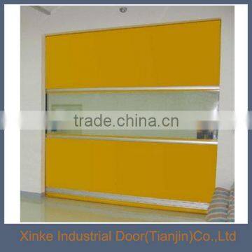 Automatic Transparent window Rolling Shutter/Polycarbonate Roll up DoorHSD-082