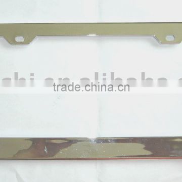 Chrome license plate frame