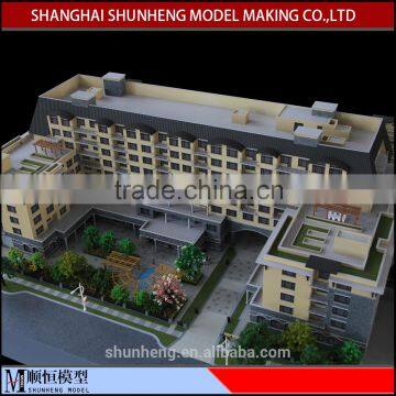 3D rendering architectural design model / Custom miniature architectural model maker