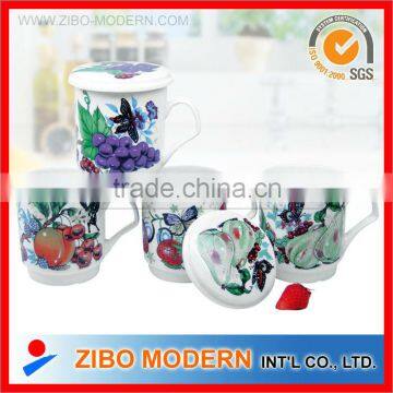 Ceramic Coffee Mug With Lid