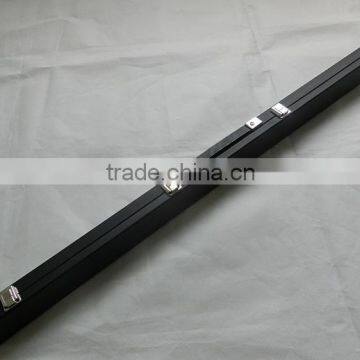 Luxury 3/4 BLACK Leather Snooker Pool Cue Case.