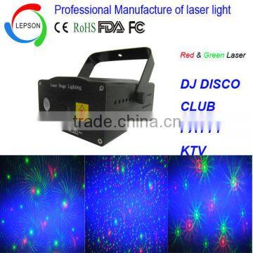 Mini laser lights with LED background Sound activated