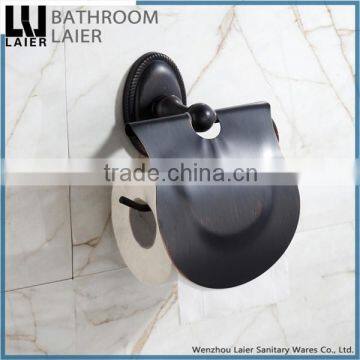 Customized China Wholesale Covered Zinc Alloy ORB Finishing Bathroom Accessories Wall Mounted Toilet Paper Holder