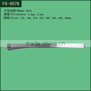 Chrome Single Slotted Channel Bracket , Glass Board Support Bracket photo-2