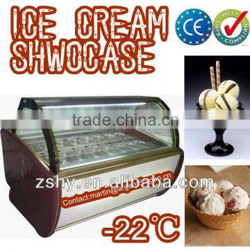 CE Gelato Ice Cream Display Freezer