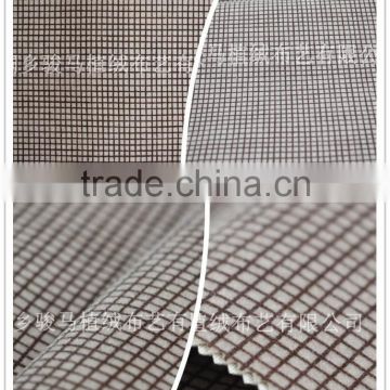 Coffee small check pattern China Textile print fabric water proof fabric