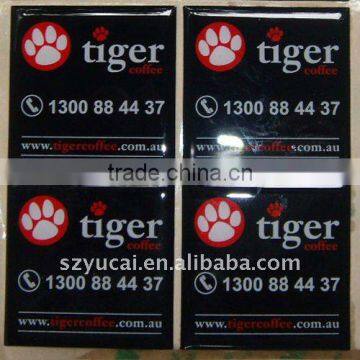 High quality colorful soft PU epoxy sticker