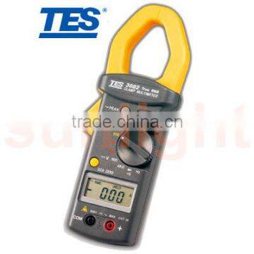 TES-3082 True RMS 600A AC/DC Clamp Meter with Peak Hold Measurement