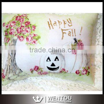 Shabby Halloween Pumpkin Pillows