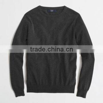 15JWT0118 man cotton cashmere soft crew neck sweater